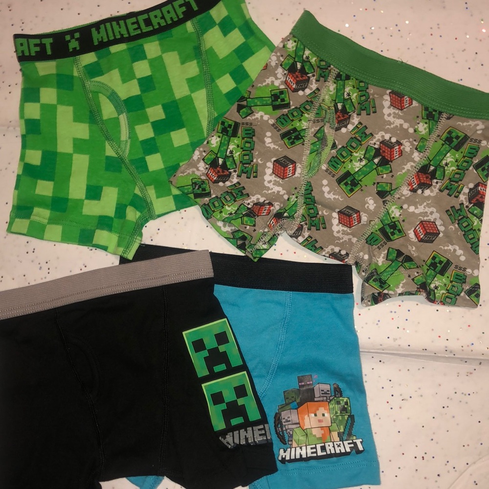 4 Minecraft Boxers - Picture 1 of 3
